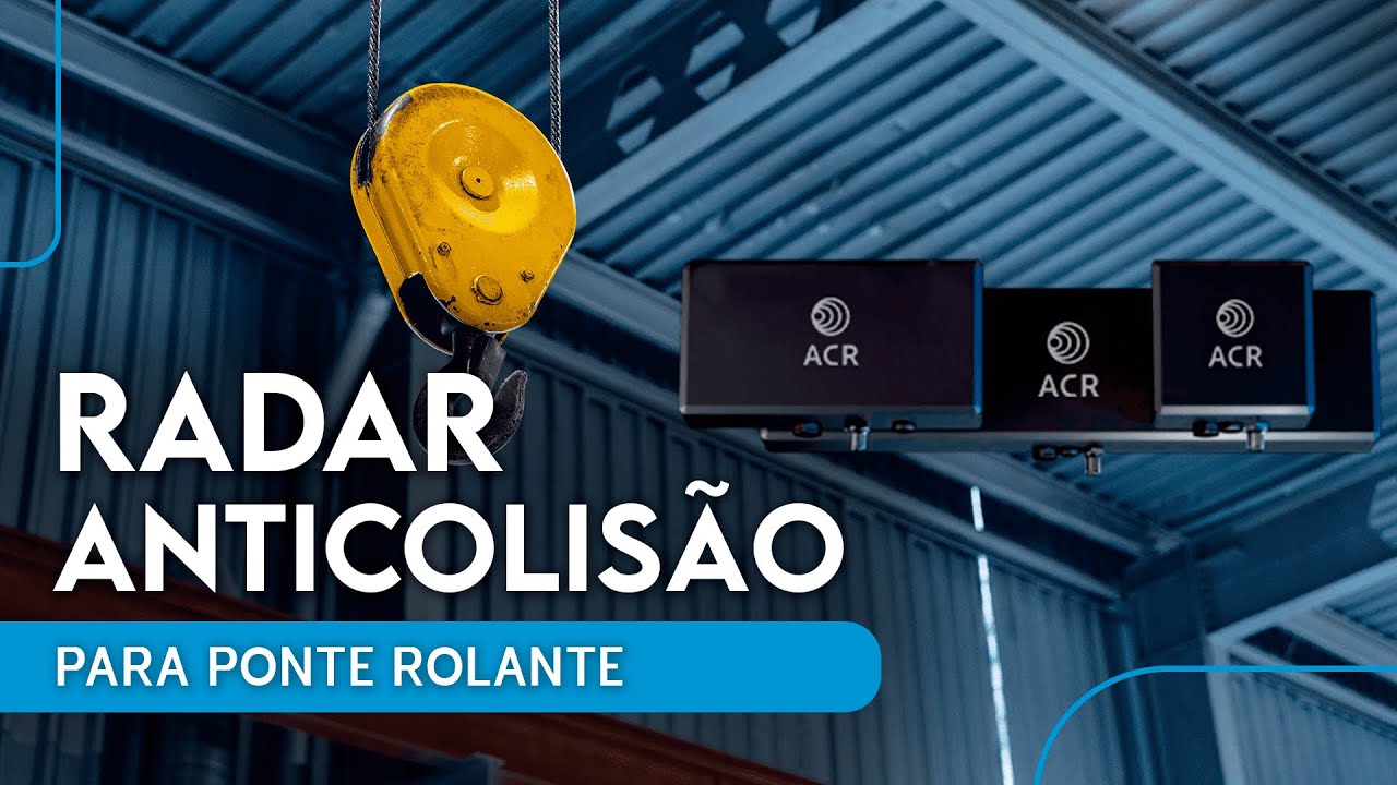 Radar anticolisão heavy duty para ponte rolante - Attingimus