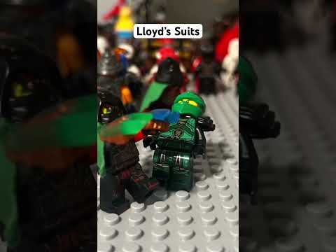 Ninjago Stop Motion: Lloyd’s Suits #lego #ninjago