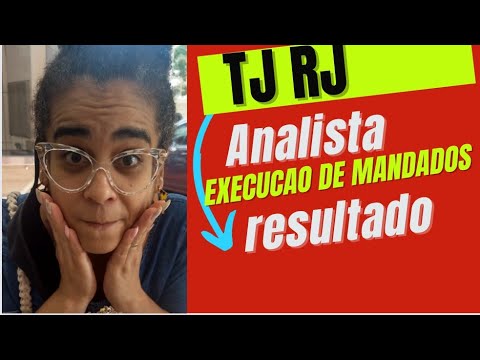 TJ RJ - Analista execução de Mandados  Nota pra discursiva. com Mr M