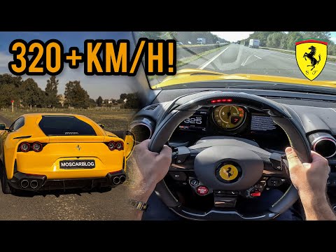 325 KM/H FERRARI 812 SUPERFAST on Autobahn! POV Drive!