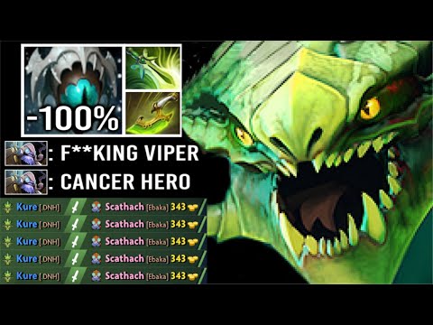 How To Delete Pro Tinker Ez! Crazy -100% Slow Poison Burn Max Attack Speed Build Gleipnir WTF Dota 2
