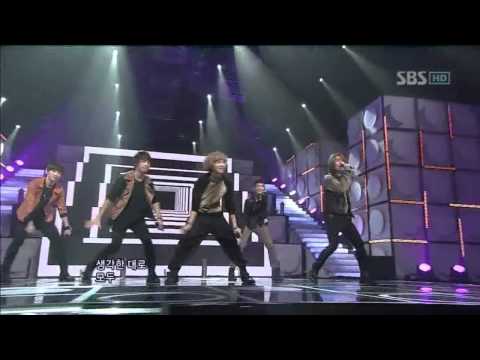 SHINee - Hello (SHINee - Hello) @ SBS Inkigayo Popular song 101017