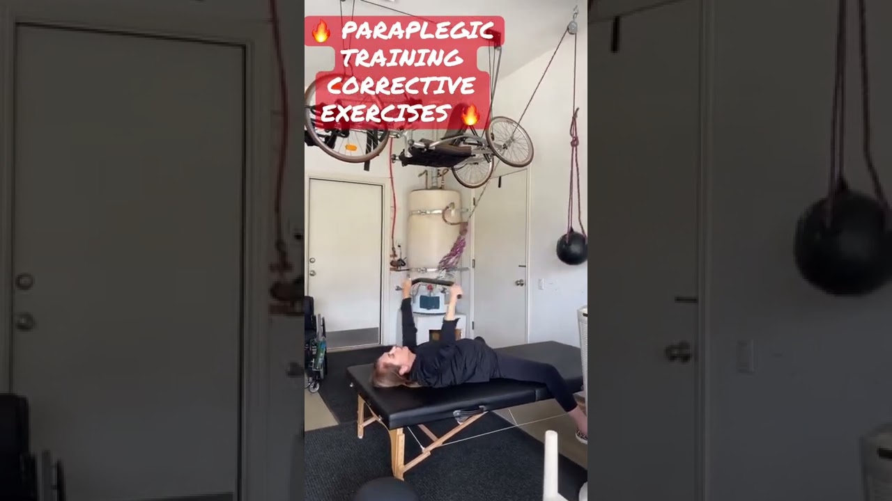 🔥 PARAPLEGIC TRAINING CORRECTIVE EXERCISES 🔥#pilates PILATES | PHYSICAL THERAPY #physiotherapy