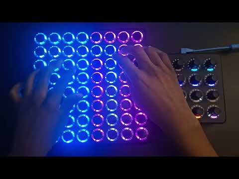granular dream: Midi Fighter 64 output portal demo