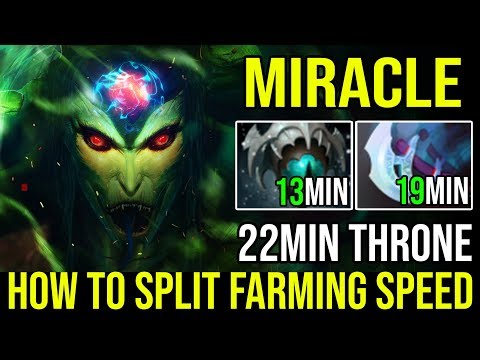 13Min Manta Style [Medusa] How to Crazy Split Farm in 7.21d by 9000 MMR Miracle God 800GPM | Dota 2
