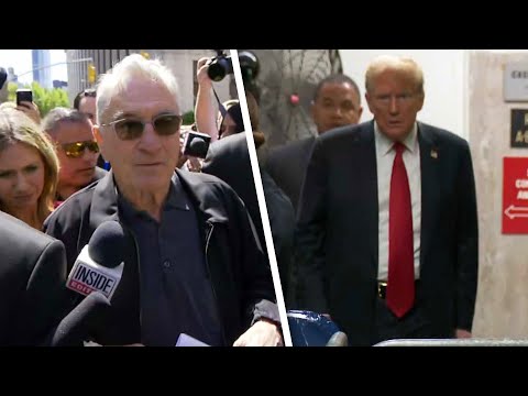 Robert De Niro Shows Up to Courthouse for Trump Trial