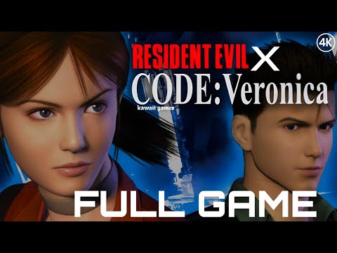 Resident Evil Code Veronica X  [PS2, Gamecube, Dreamcast] Walkthrough Movie FULL GAME [4K 60FPS🔴]