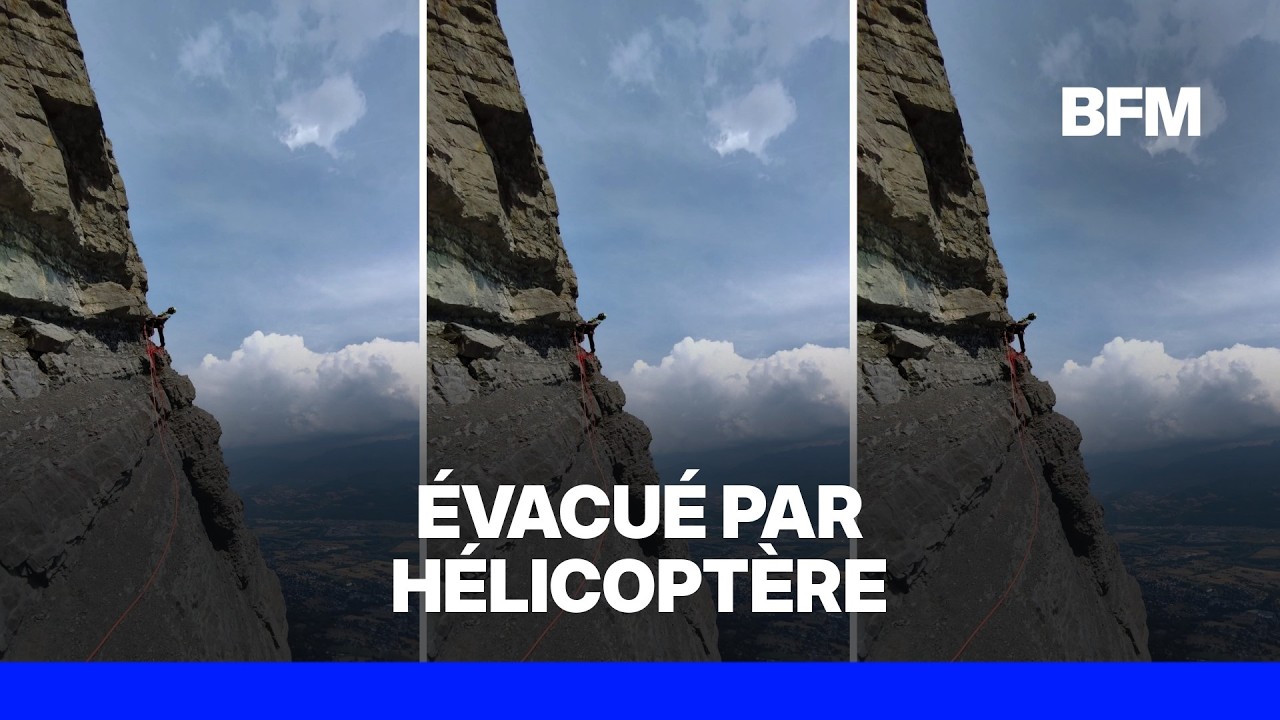 Un parapentiste secouru au-dessus de 200m de vide
