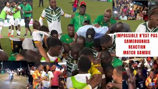 Insane Scenes in Douala Gambia 2-3 Cameroon Lions Fans Celebrating Cameroun Qualifies AFCON Knockout
