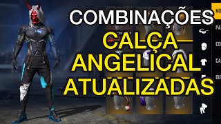 MELHORES COMBINAES COM ROUPAS NO FREE FIRE - CALA ANGELICAL - S COMBINAES TOP 