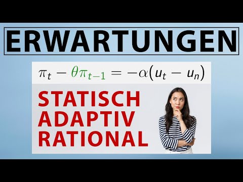 ERWARTUNGEN | statische, adaptive, rationale Erwartungen erklärt am Beispiel Phillipskurve (+ Theta)