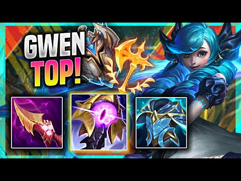 GRANDMASTER IS A GOD WITH NEW CHAMPION GWEN! - Grandmaster Plays Gwen TOP vs Gangplank! | Season 11