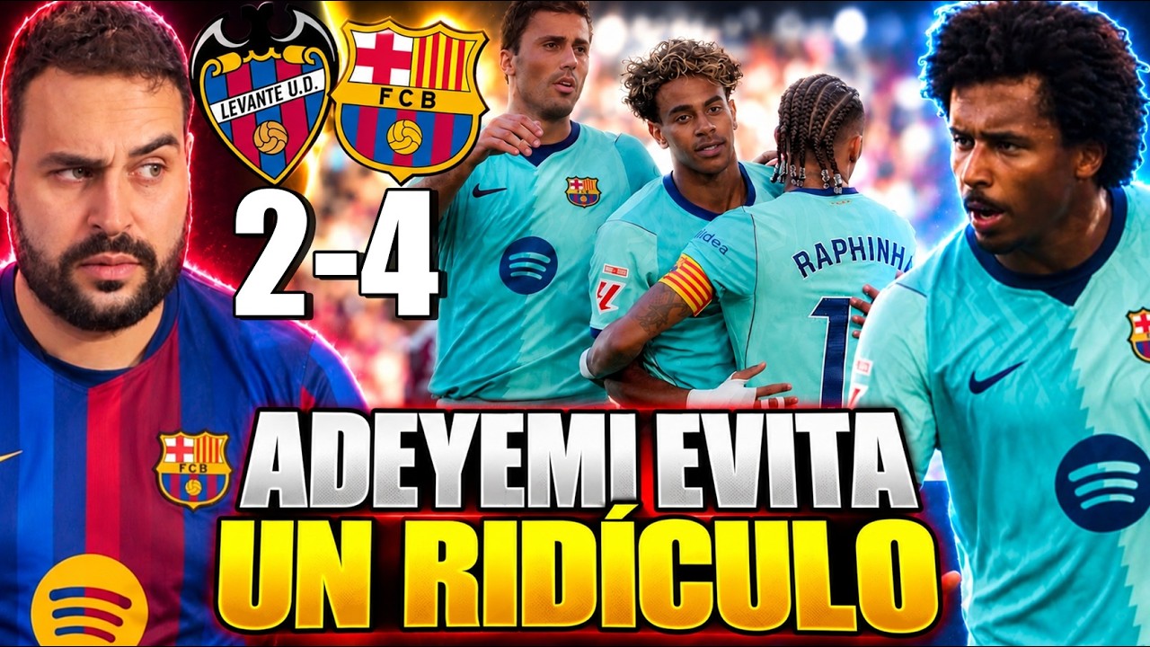 ADEYEMI EVITA el RIDÍCULO del BARÇA 2-4 ¡SUSTO FINAL! PROHIBIDO RELAJARSE - OPINIÓN