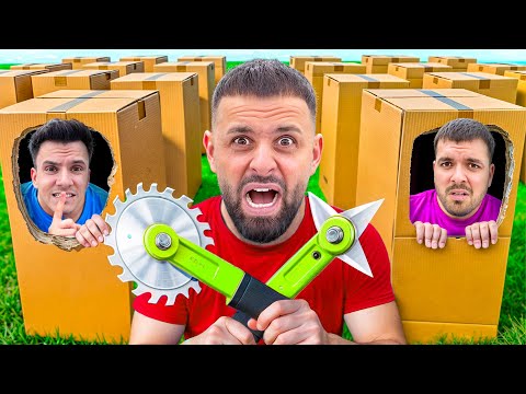 Hide 'N Seek in Cutii de Carton Gigantice !