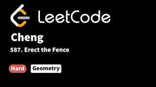 YouTube video 'LeetCode 587. Erect the Fence'
