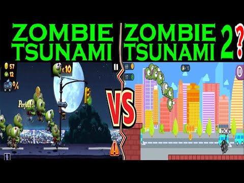 Zombie tsunami 2 ??? | Zombie Tsunami VS Monster Run jump or die | Comparison