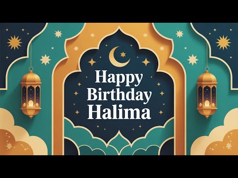 Halima Birthday Song - Nasheed - Happy