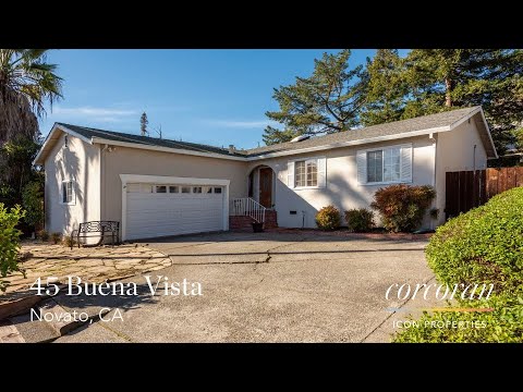 45 Buena Vista ~ Novato Home for Sale