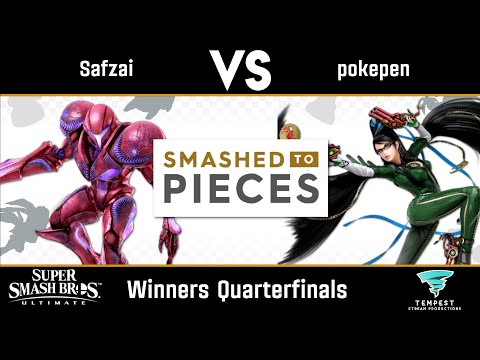 Safzai (Dark Samus) vs pokepen (Bayonetta) - Winners Quarterfinals - Smashed to Pieces #53