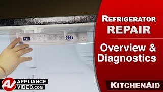 KitchenAid KRFF305EBS Refrigerator - Overview and Diagnostic Mode