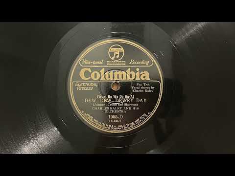 (What Do We Do On A) Dew-Dew-Dewey Day - Charles Kaley and His Orchestra - 1927