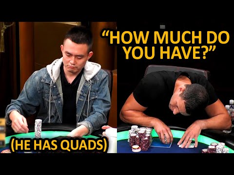Garrett Adelstein Wants Max Value But Opponent Has QUADS @HustlerCasinoLive