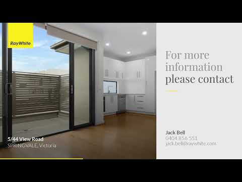 5/44 View Road, Springvale, VIC 3171, 2房, 2浴, 整租公寓