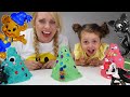 Vulkanutbrott Experiment Med Sofie Och Melody Bamse Och Hans Vänner Lek Och Lär