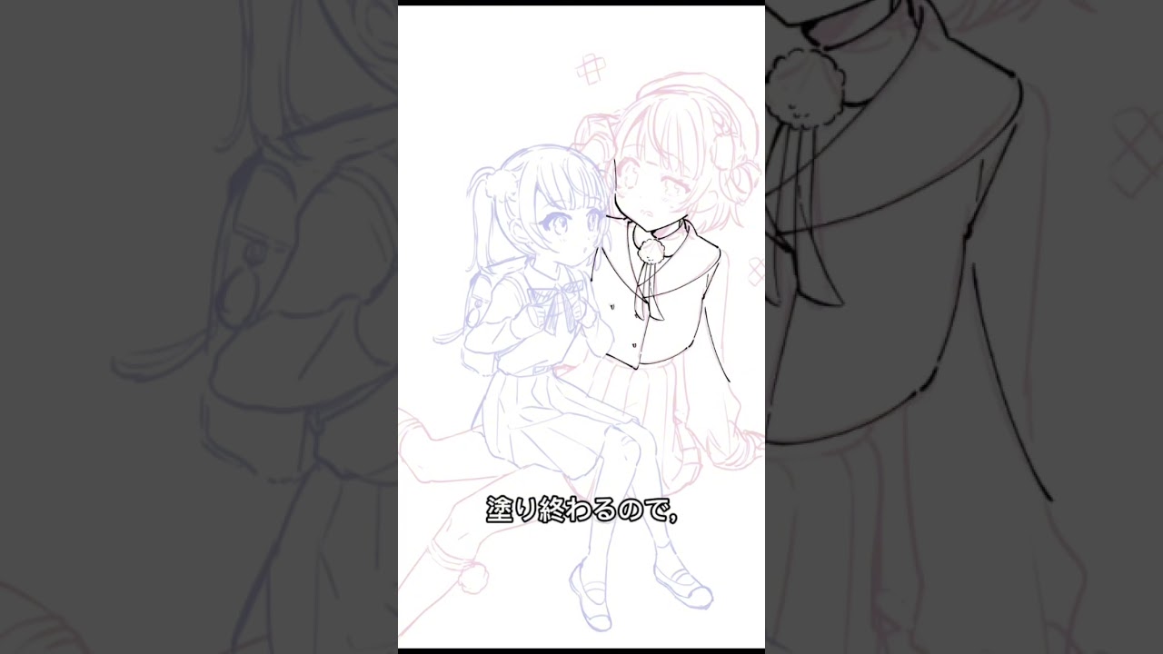 大小のしぐれうい先生を描いてみた【イラストメイキング】久しぶりの投稿です🙇‍♀️✨#イラスト #イラストメイキング #clipstudiopaint #デジタルイラスト