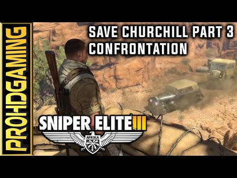Sniper Elite 3 I DLC I Save Churchill Part 3: Confrontation I Full Collectibles Guide