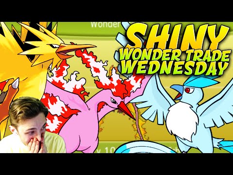 Shiny Wonder Trade Wednesday - SHINY KANTO BIRD TRIO! - EP 3