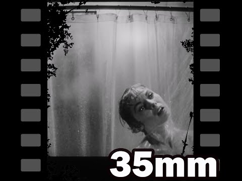 35mm film PSYCHO (1964) Grindhouse "Marion Takes a Shower" [Open Matte]