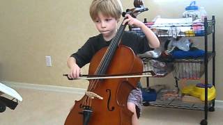Keenan (age 7) playing etude # 6 by Popper (from High School of Cello Playing)