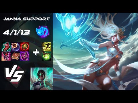 SUPPORT Janna vs Karma - NA Grandmaster Patch 25.S1.5