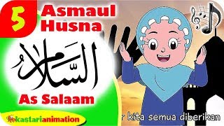 Download lagu ASMAUL HUSNA 5 - AS SALAAM bersama Diva | Kastari Animation  mp3