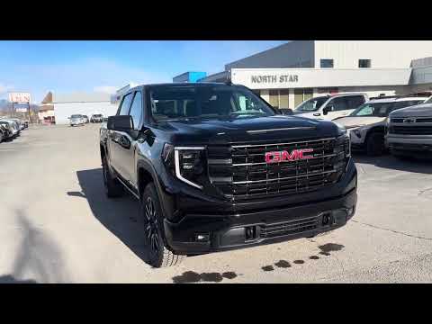 2026 GMC Sierra 1500 Crew Cab Short Box 4-Wheel Drive Elevation in Black for sale at Jack Carter Northstar GM in Cranbrook, BC