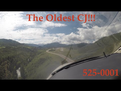 Flying the very first Citation CJ into Aspen - Private Jet Flight into Aspen