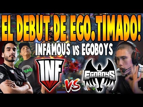 INFAMOUS vs EGOBOYS [BO3] - El Debut de Timado y Kingteka - ILUSION SPRING DOTA 2