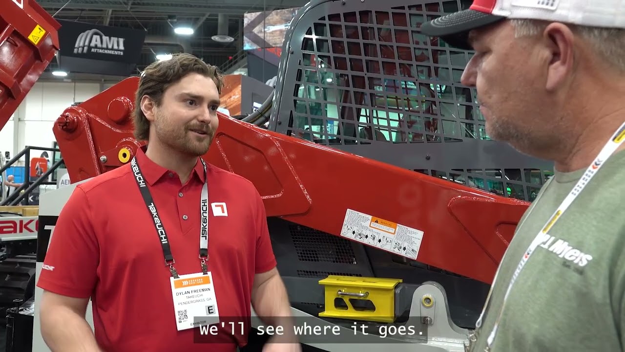 Takeuchi 3-Series Track Loaders | PJ Myers Talks with Takeuchi at ConExpo 2026