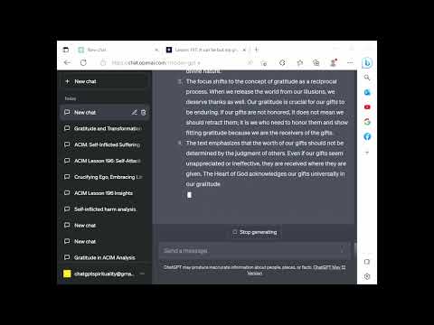 ChatGPT Spirituality ACIM Lesson 197 - It can be but my gratitude I earn