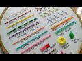 20 Basic Hand Embroidery Stitches Sampler for Absolute Beginners