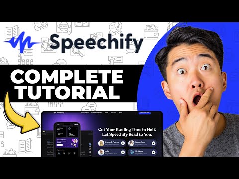Speechify Tutorial For Beginners | How To Create Áudio