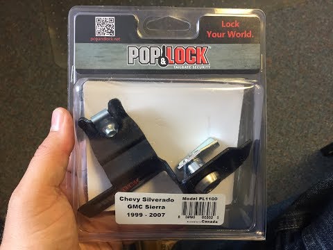 Pop & Lock Silverado Tailgate Lock
