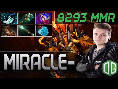 Dota2 Patch 6.86 | OG Miracle- 8239MMR Earthshaker SOLO MID | Ranked Gameplay