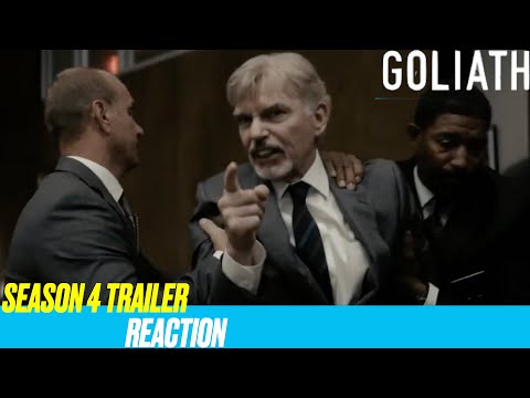 Goliath Season 4 Trailer | Official Trailer Reaction | One Of The Most Underrated Shows On Tv