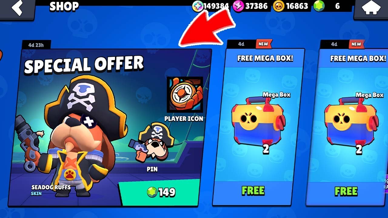 SEADOG RUFFS!! 🔥LEGENDARY GIFTS! FREE 2 MEGA BOX!! 😱NEW 13 BRAWLERS! BRAWL STARS UPDATE REWARDS!!!