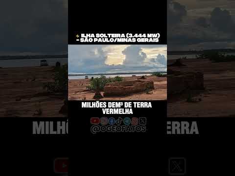 ⚡ UHE - Usina Hidrelétrica de Ilha Solteira (3.444 MW) - São Paulo/Minas Gerais | Geo Fatos Shorts
