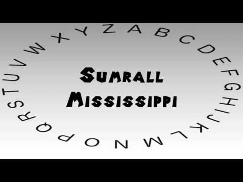 How to Say or Pronounce USA Cities — Sumrall, Mississippi