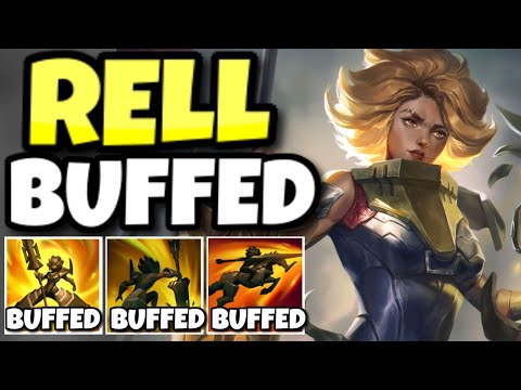 Riot buffed Rell FIFTEEN (15) times in one day.... (SHE'S BROKEN NOW)