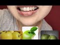 ASMR EATING DELICIOUS EMOGI FOOD CHALLENGE APPLE S Asmrvideo Asmr Asmreating Apple Hungry